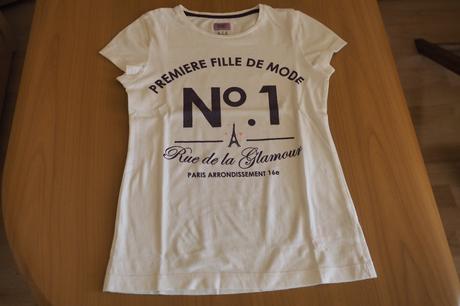 Dievčenské letné tričko paris, f&f,128