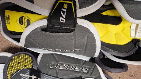 Lakťové  a holenné chrániče bauer supreme s170, bauer,l