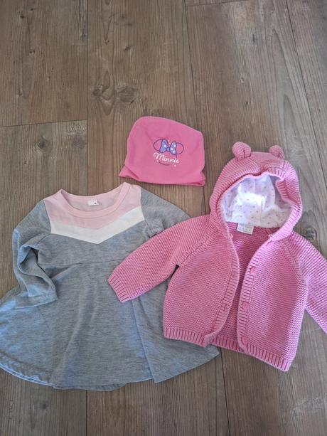 Set svetrik,saty a ciapka 74, f&f,74