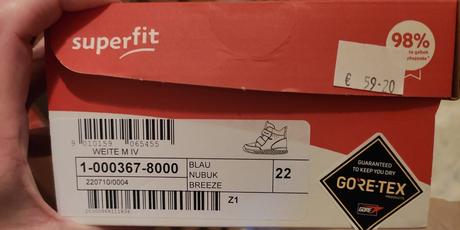 Superfit celoročné gore-tex č.22, superfit,22