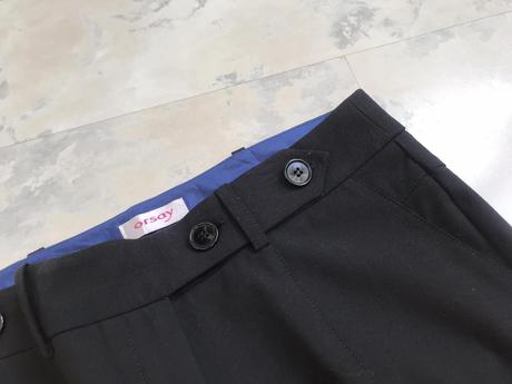 Luxusné cigaretové nohavice na puky, orsay,36