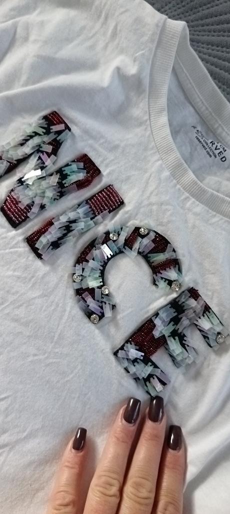 Biele tričko s aplikáciou, reserved,164