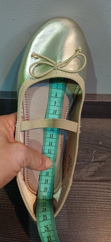 Zlaté baleríny, h&m,32