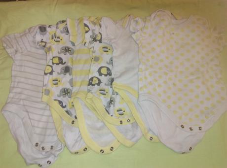 Body kratkorukávové 6ks, f&f,74