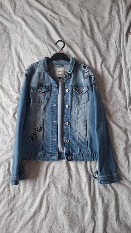 Rifľová bunda, c&a,164