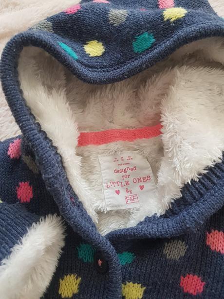 Zateplená mikina/sveter s kapucňou, f&f,56