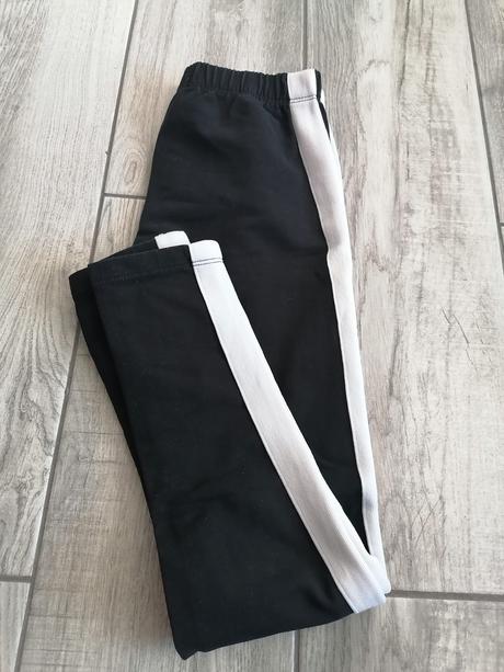 Čierno biele legíny reserved - 140, reserved,140