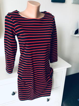 Štýlové pásikavé šaty joules vel 38, m