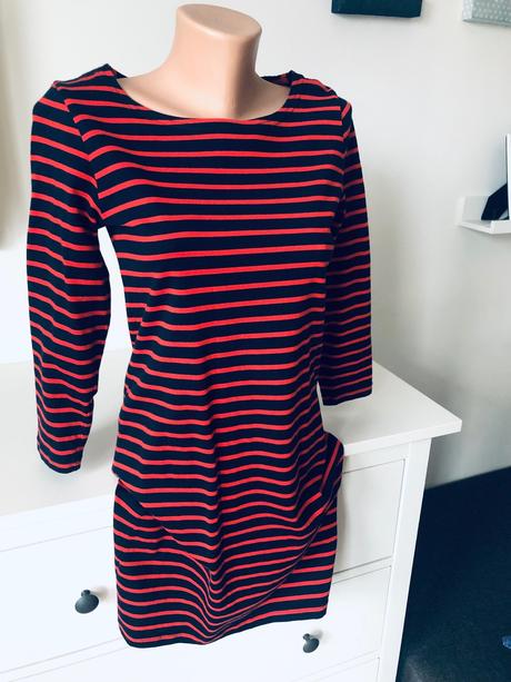 Štýlové pásikavé šaty joules vel 38, m