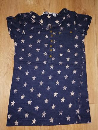 Hviezdičkove tricko, h&m,92