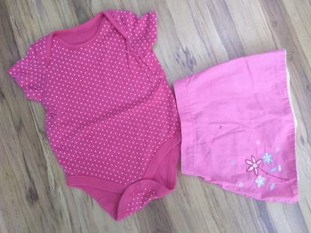 Body + suknička, 86