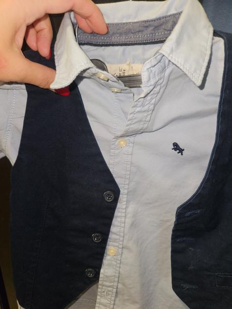 Bledo modrá košela 104, h&m,104