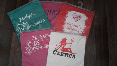 Mix tričiek pre maminku, m / s / xl / xxl