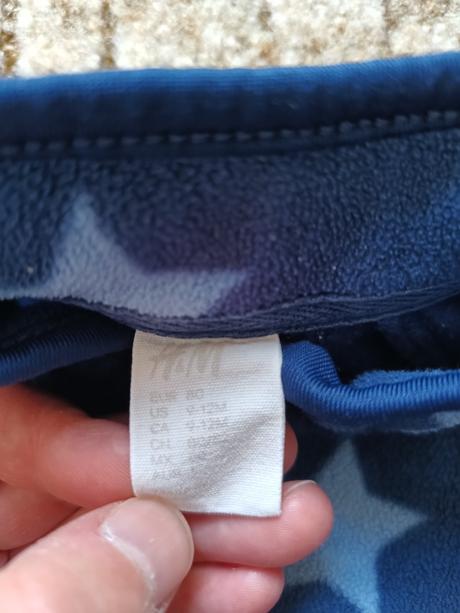 Flísová mikina, h&m,80