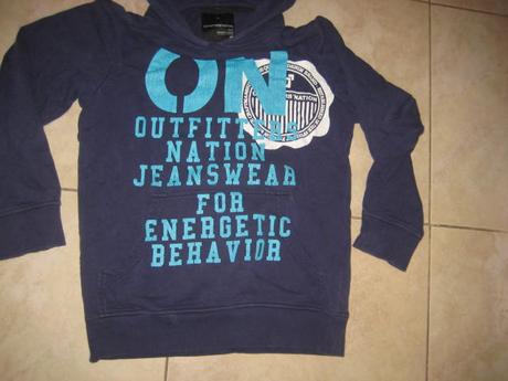 Mikina  energetic denim, 134