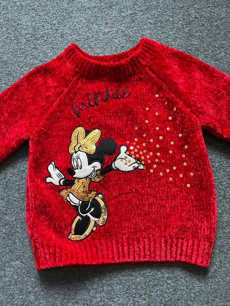 Sveter minnie hrubý, disney,98