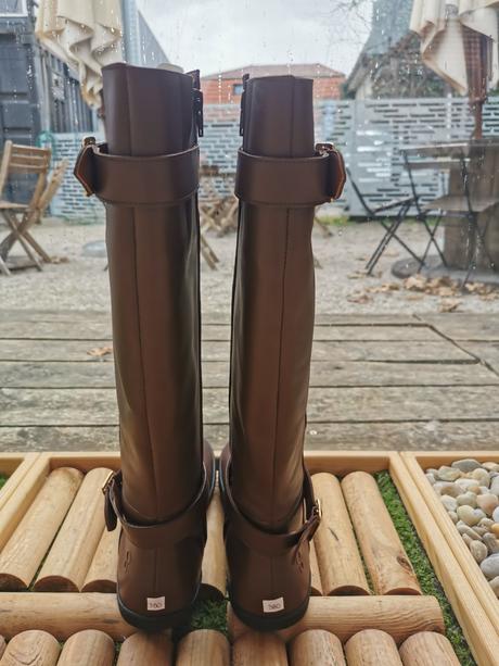 Shapen barefoot čižmy glam brown leather a vegan, 39