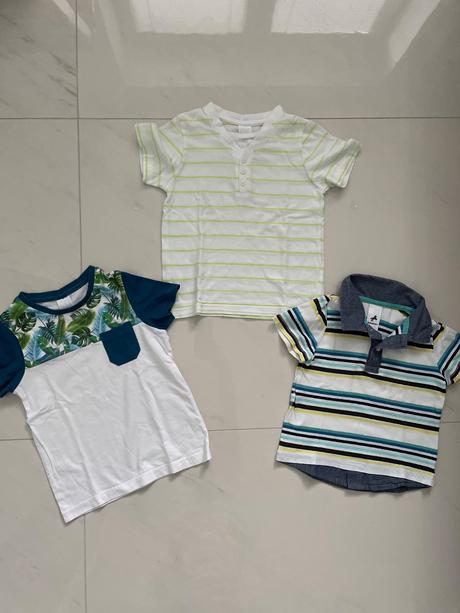 Trička 3ks, c&a,104