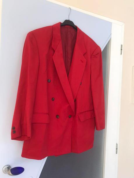 Červené sako, xxl