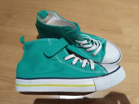 Zelené tenisky plátené, h&m,31