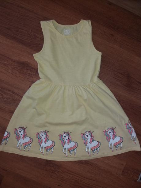 Šatky h&m - jednorožce, h&m,134