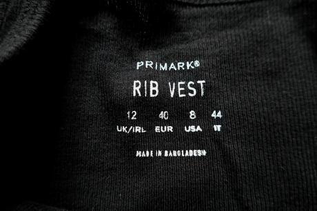 Vrúbkované tričko primark, primark,40