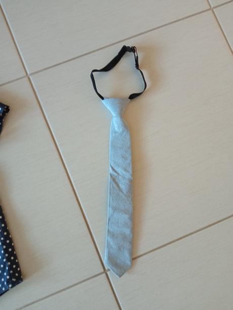 Chlapčenská košeľa s kravatou, h&m,128