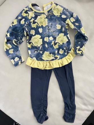 Blumarine baby súprava s logo nápismi a kryštálmi, 104