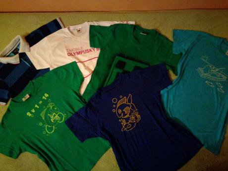 3x chlačenské bavlnené tričká 10-11 rokov, reserved,146