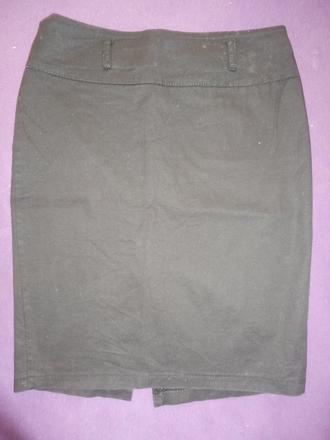 Sukňa s vyšším pásom, s