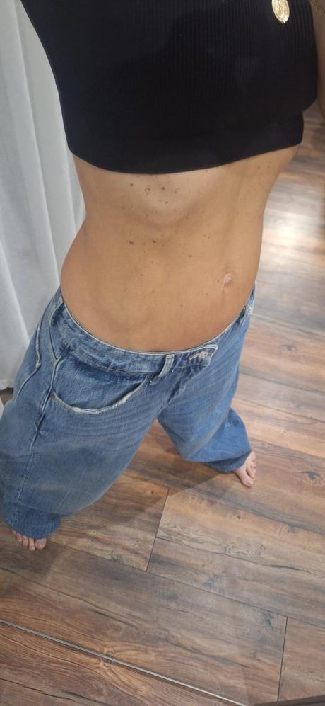 Široke rifle baggy zara vel 40/42, zara,40