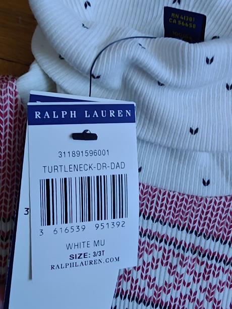 Ralph lauren originál nádherné kvalitné šaty 3r., ralph lauren,98 / 104