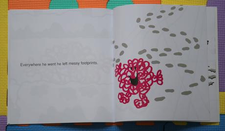 Mr messy messing about in the snow - p,