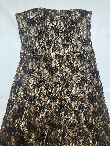 Dámske čipkované midi šaty so stuhou, orsay,l