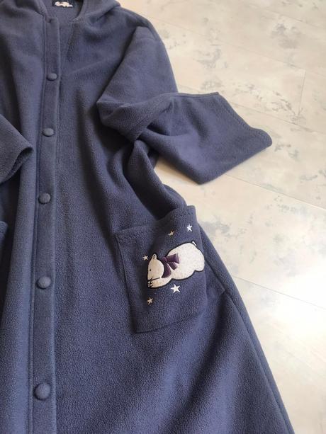 Maxi teplý flisový župan l/xl, xl