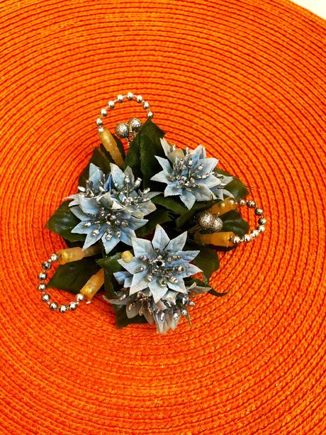 Ozdobný venček na sviečku,