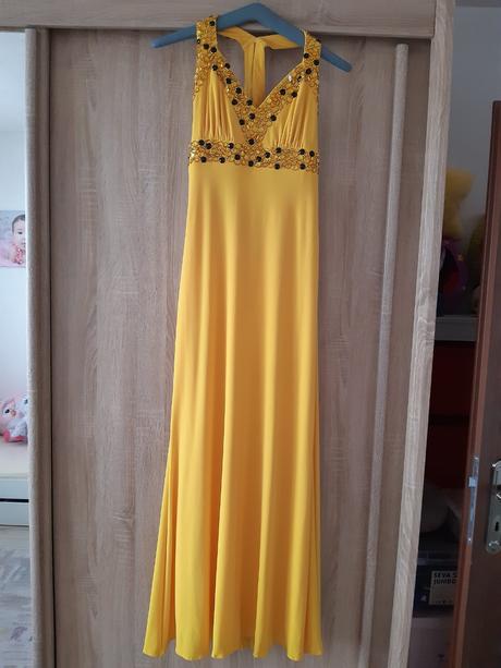 Spoločenske šaty žlte, m
