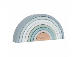 Little dutch drevená dúha blue,
