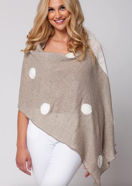 Ľanové pončo, šatka, šál - domáca výroba, l / m / xl / xxl