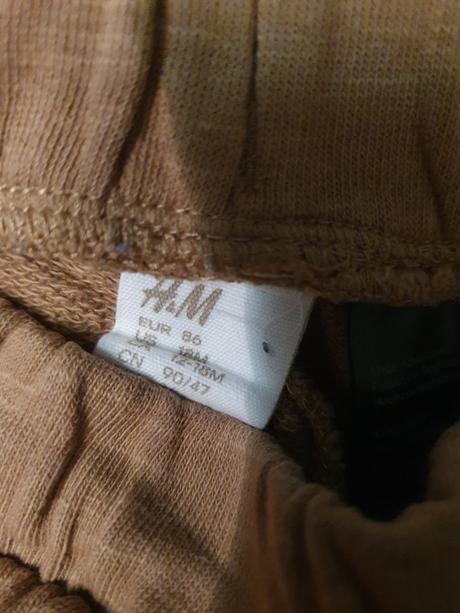 Tepláky, h&m,86