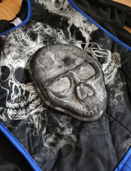 Karnevalový overal lebka na 9-10 rokov, 