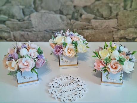 Voňavá mydlova kyticka k narodeninam,