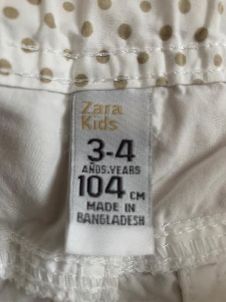 Krátke nohavice na leto zara, zara,104