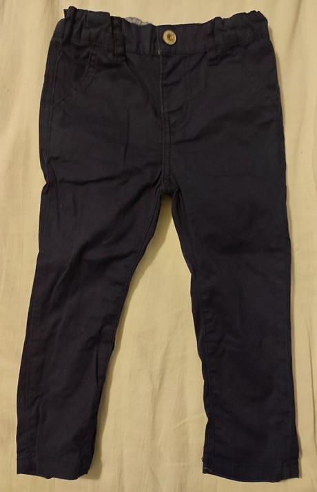 Tmavomodré nohavice primark 92, primark,92