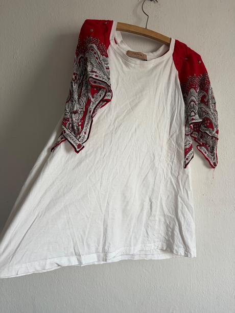 Twinset m znackove boho tricko vlajucimi rukavmi, twinset,m