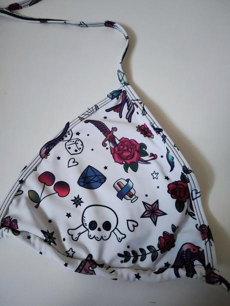 Plavky vrch rock rebel, xxl