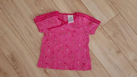 Ruzove tricko, adidas,80