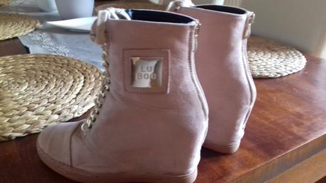 Botasky na klinovom podpatku, 38