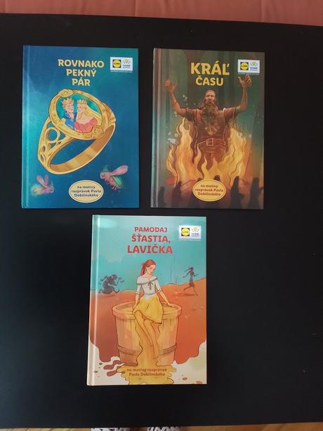 Detské rozprávkové knihy 3ks, 