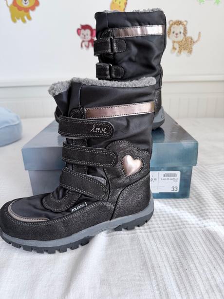 Zimné čižmičky polaris veľkosť 33, 33